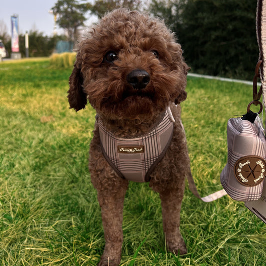 BROOKLYN BROWN - POOP BAG HOLDER